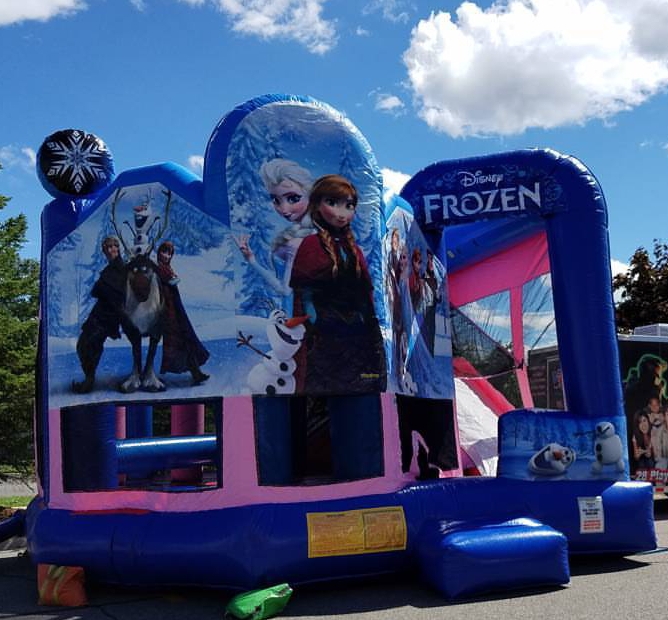 Large 5 in 1 Frozen bouncy castle